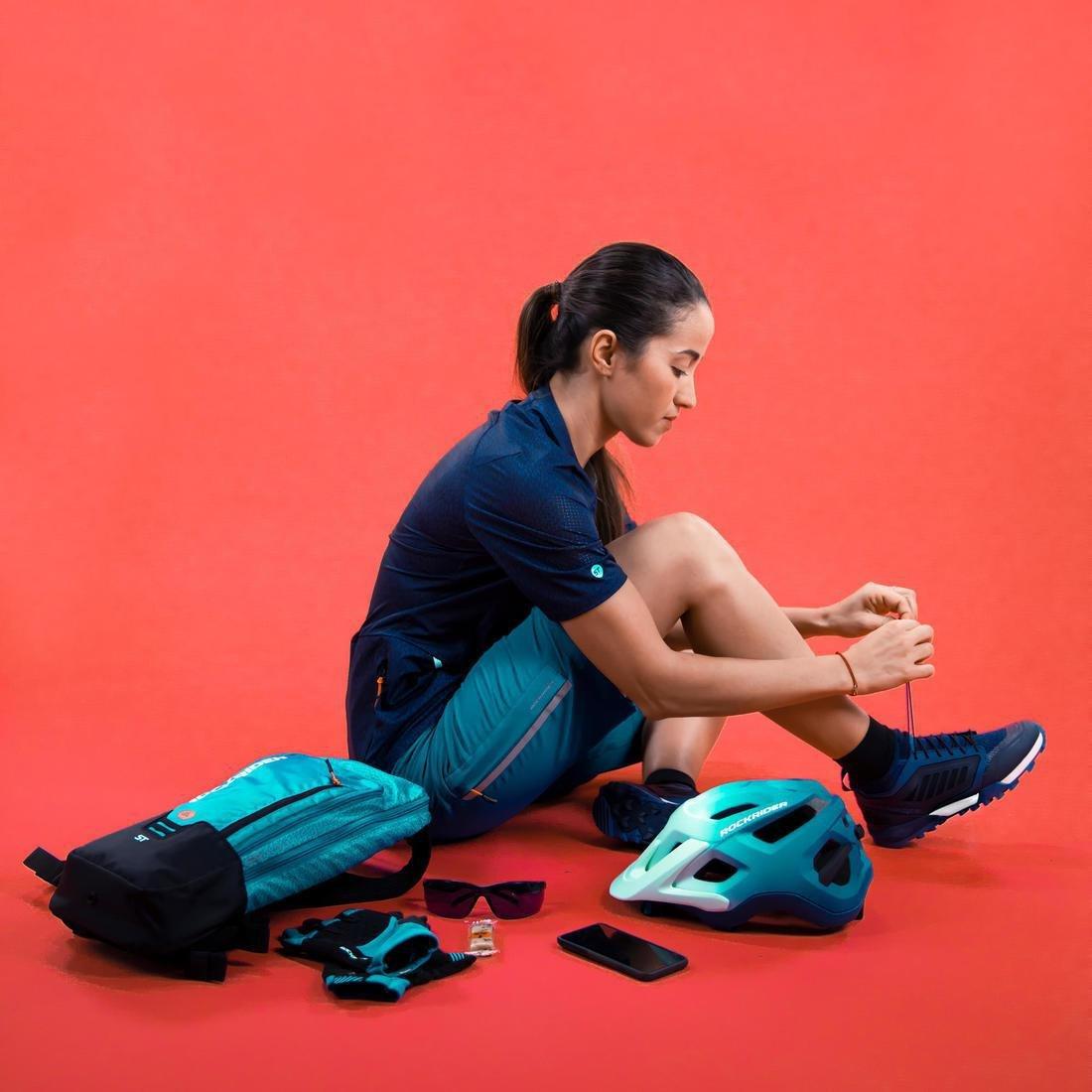 Mountain Bike Hydration Backpack St 520, Deep Petrol Blue, No Color, large image number 8