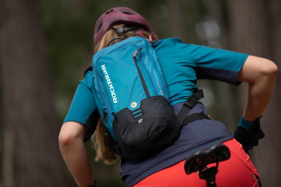 Mountain Bike Hydration Backpack St 520, Deep Petrol Blue, No Color, large image number 9