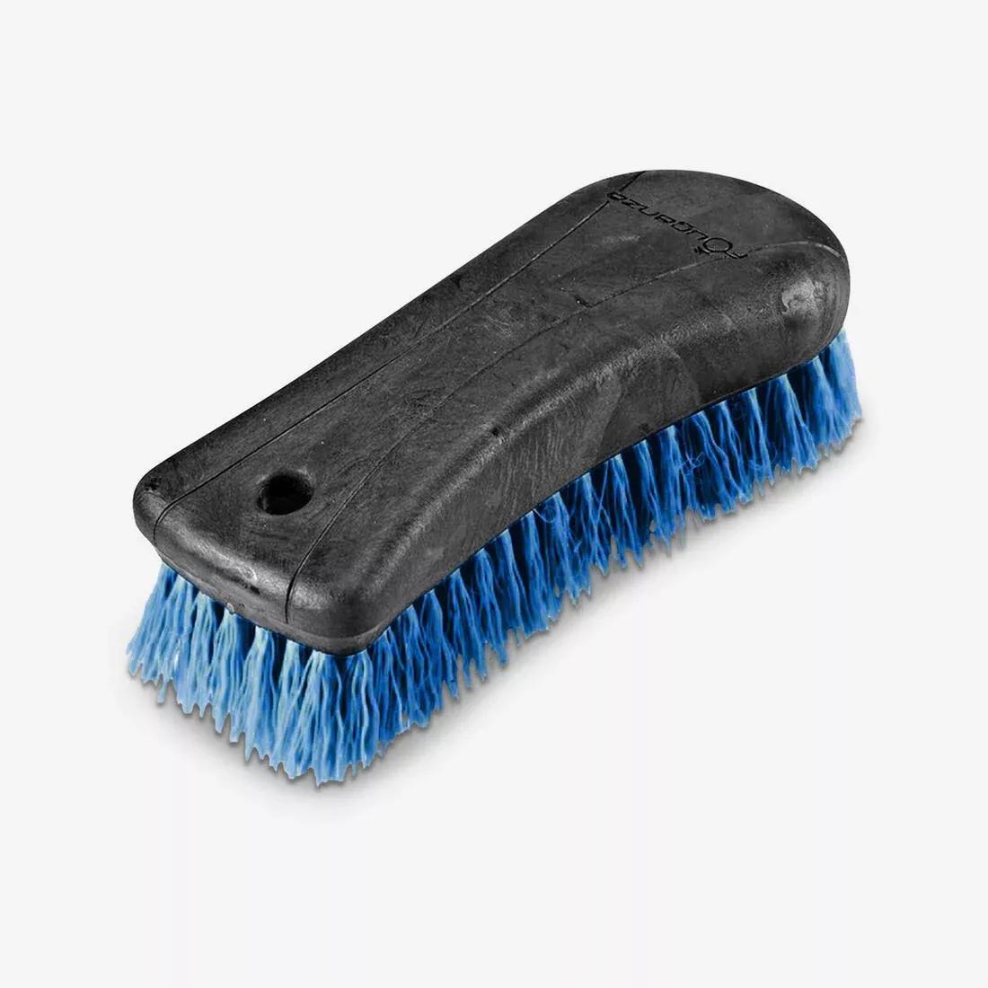 Schooling Large Horse Riding Dandy Brush, Blue, No Color, large image number 0