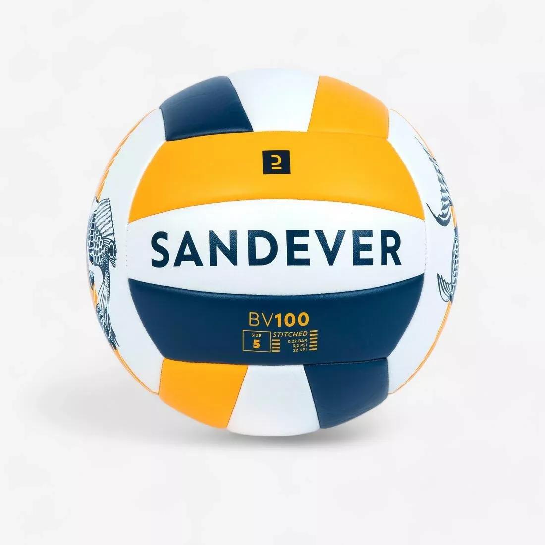 Beach Volleyball Bv100 Fun, Coral, No Color, large image number 1