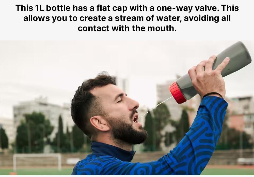 DEFAULT Hygienic Water Bottle - 1L, No Color, large image number 7