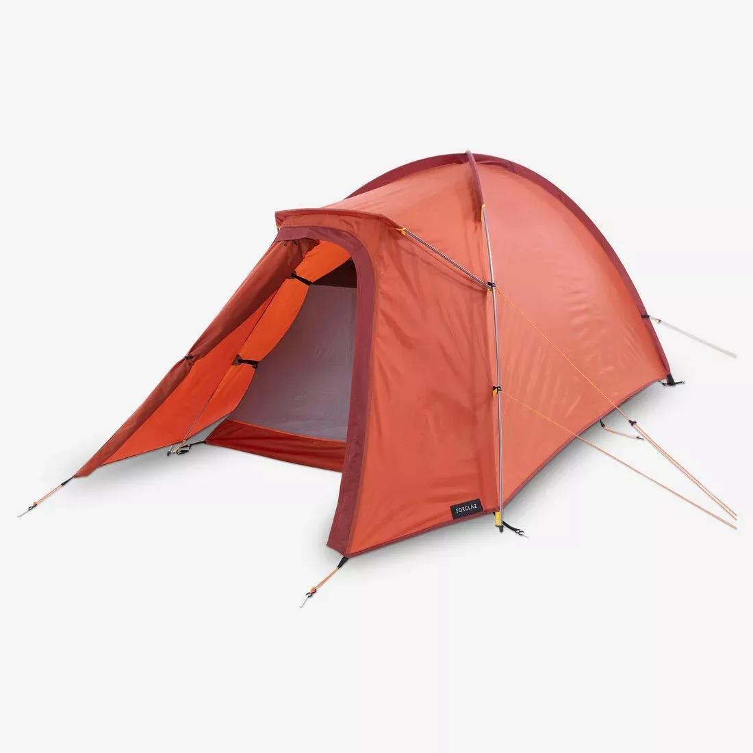 Freestanding 3-Season 2-Person Dome Tent, Orange, Dark Sepia, No Color, large image number 0