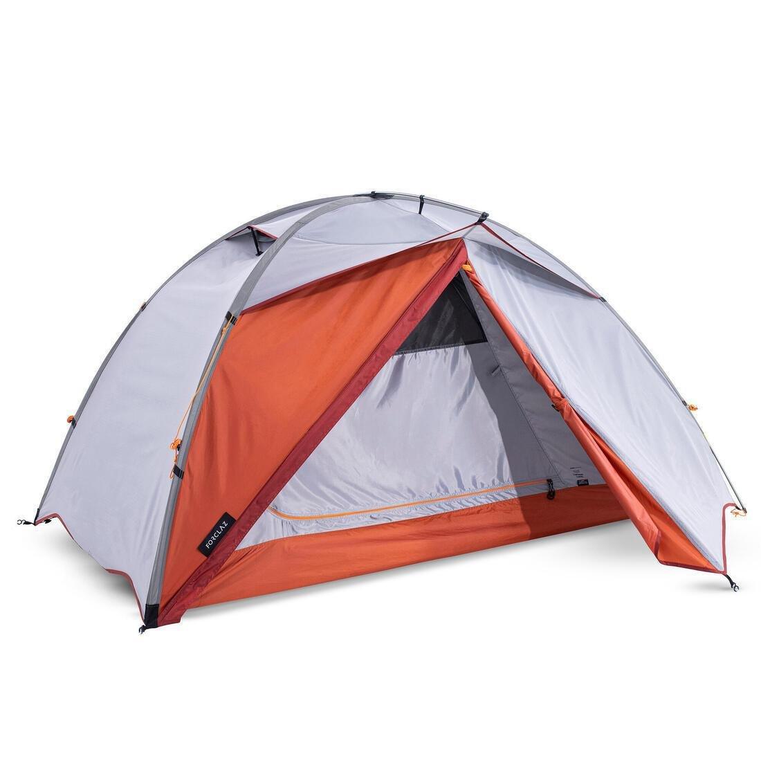 FORCLAZ - Trekking Dome Tent - 2 Person Mt500, Orange