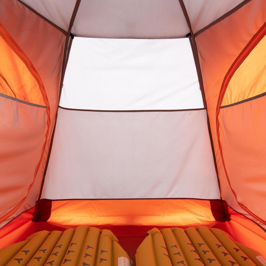 FORCLAZ - Trekking Dome Tent - 2 Person Mt500, Orange