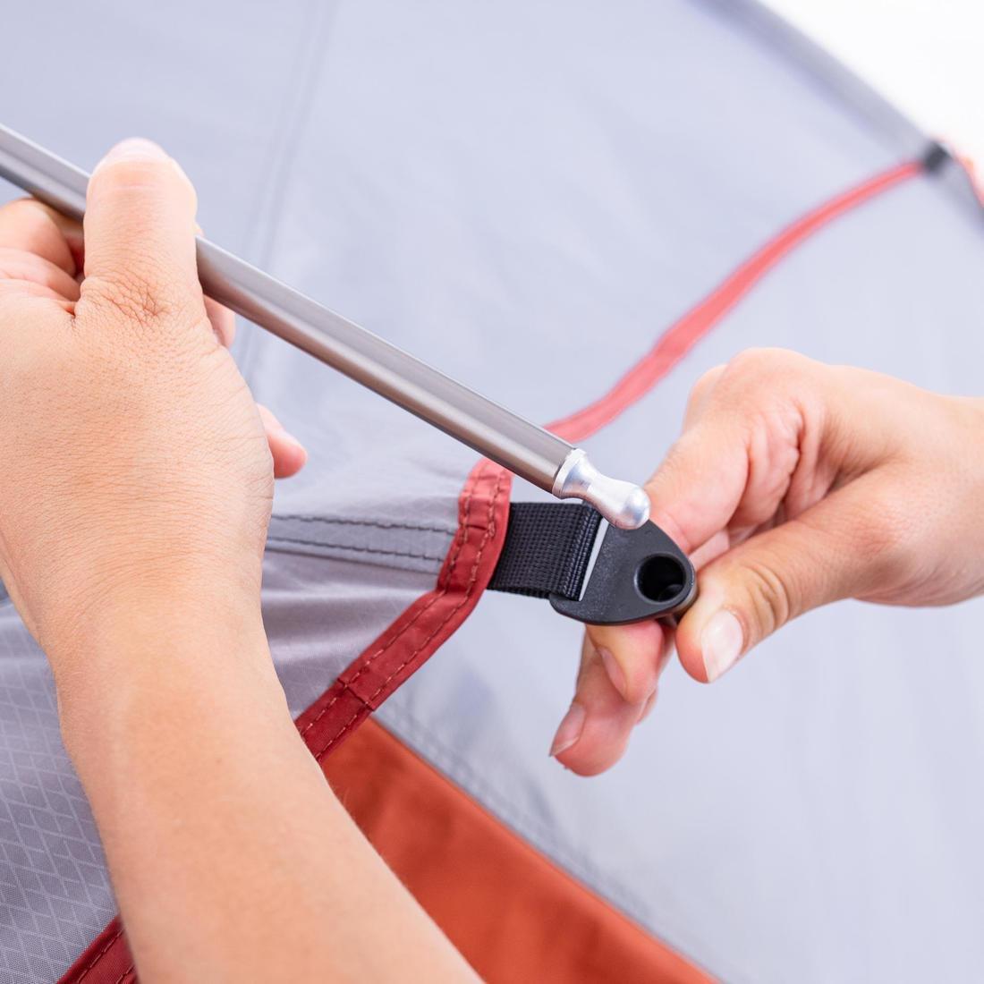 Self-Standing 3-Season 2-Person Dome Tent, Grey Orange, No Color, large image number 10