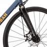 TRIBAN - Rc120 Flat Bar Disc Road Bike, Blue