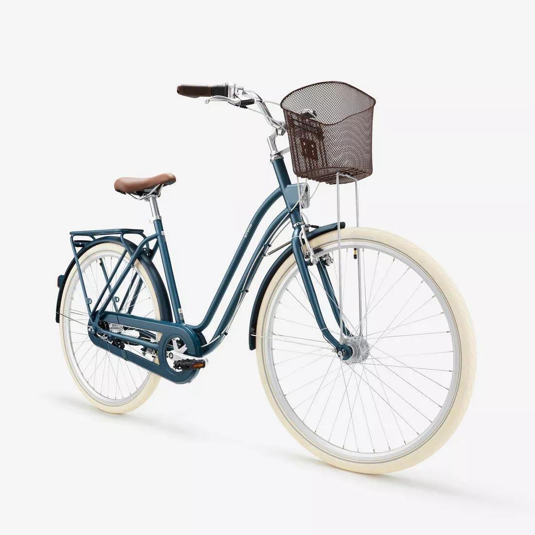 Low Frame City Bike - Elops 540, Blue, No Color, large image number 0