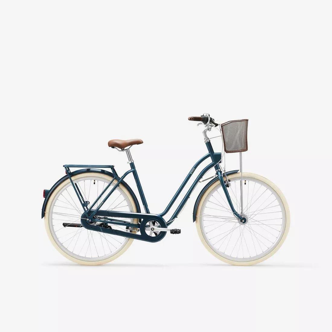 Low Frame City Bike - Elops 540, Blue, No Color, large image number 1