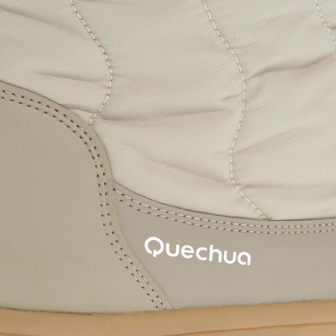 Women Warm Waterproof Snow Lace-Up Boots - Sh500, Blue, No Color, large image number 14