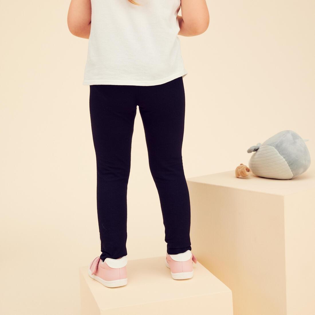 Kids Baby Gym Basic Leggings Print, Black, No Color, medium