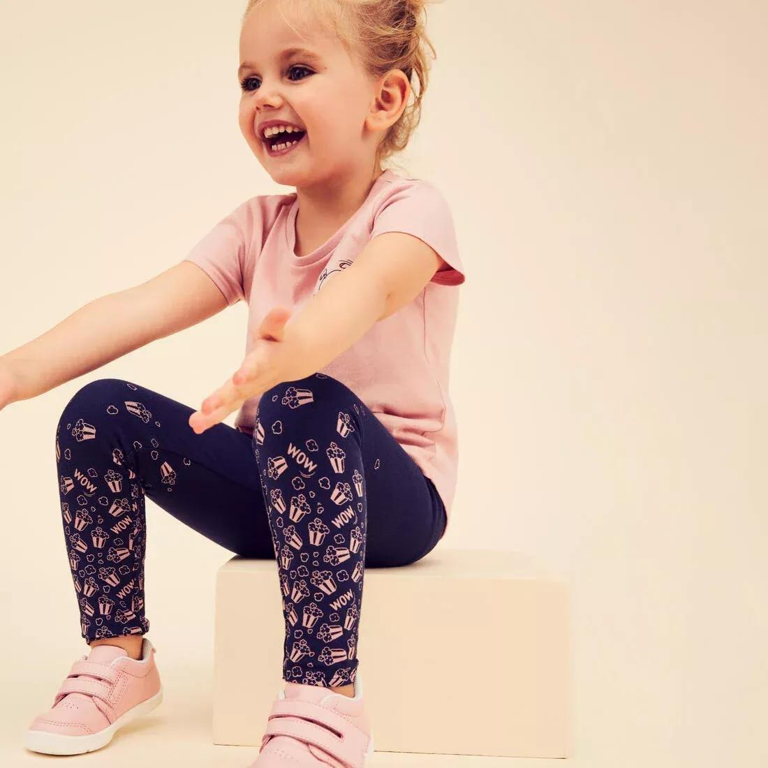 Kids Baby Gym Basic Leggings Print, Black, , large image number 11