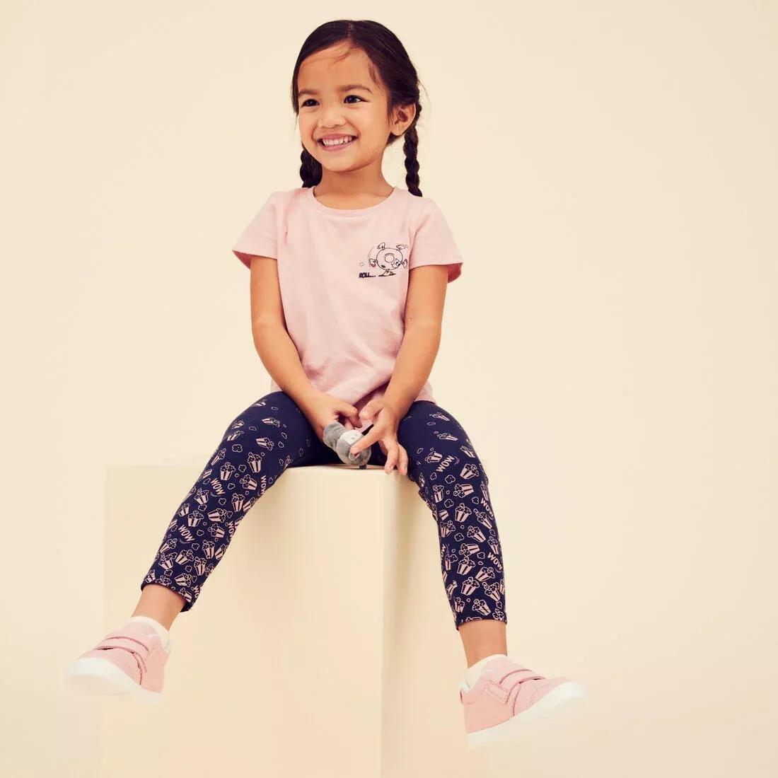 Kids Baby Gym Basic Leggings Print, Black, , large image number 12