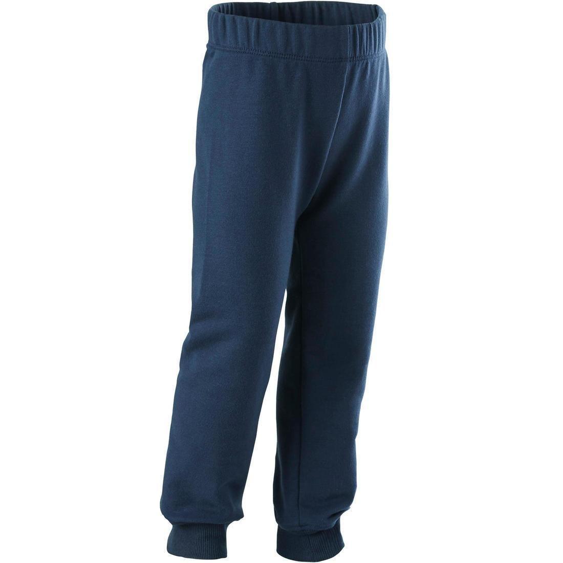 Kids Unisex Basic Regular-Fit Bottoms, Navy, , medium