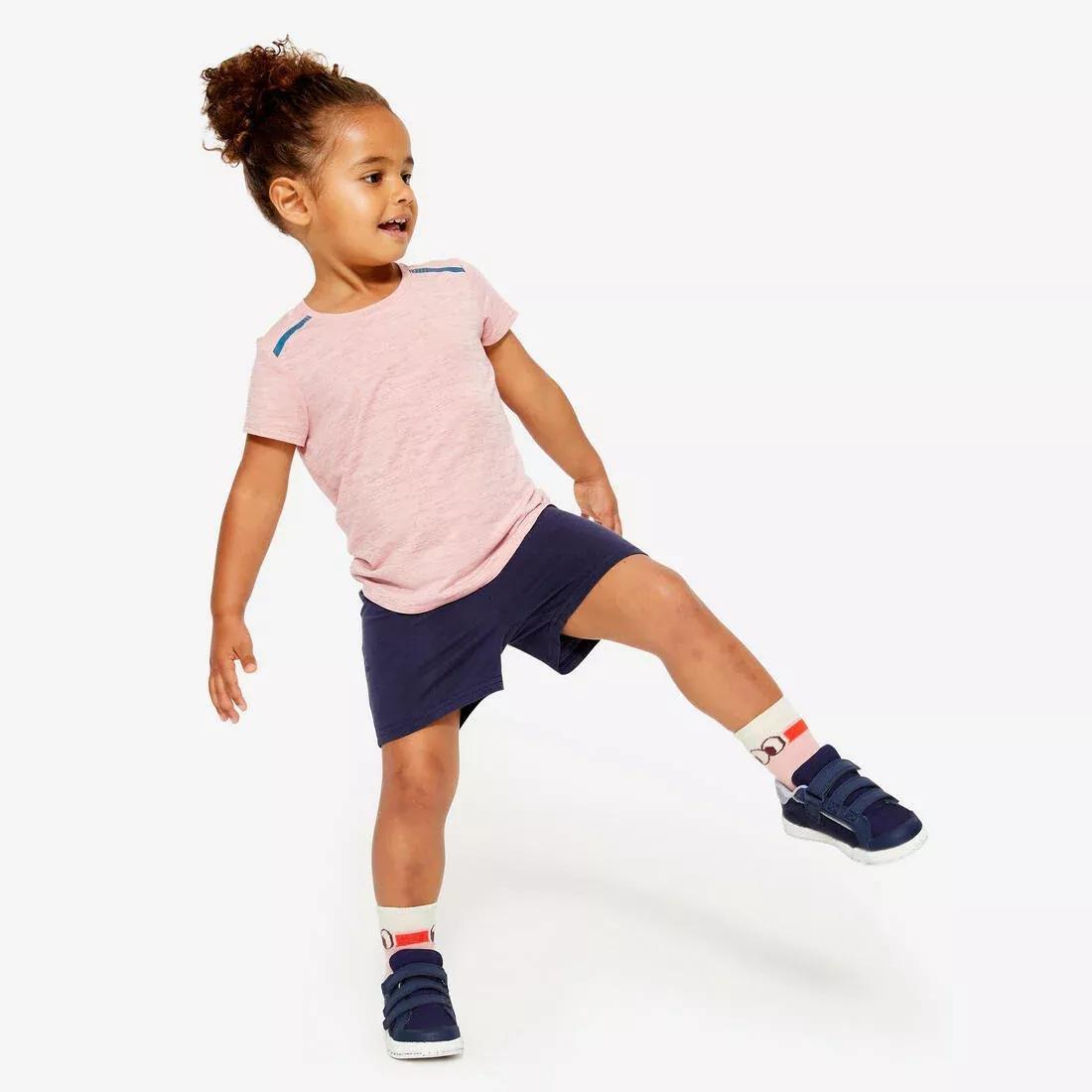 TEAL BLUE Kids' Baby Gym Lightweight Breathable T-Shirt, No Color, large image number 9