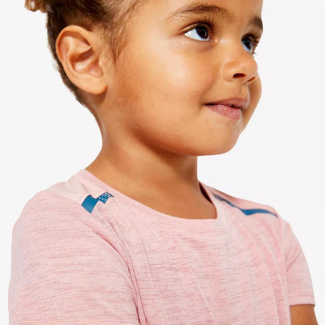 TEAL BLUE Kids' Baby Gym Lightweight Breathable T-Shirt, No Color, large image number 10