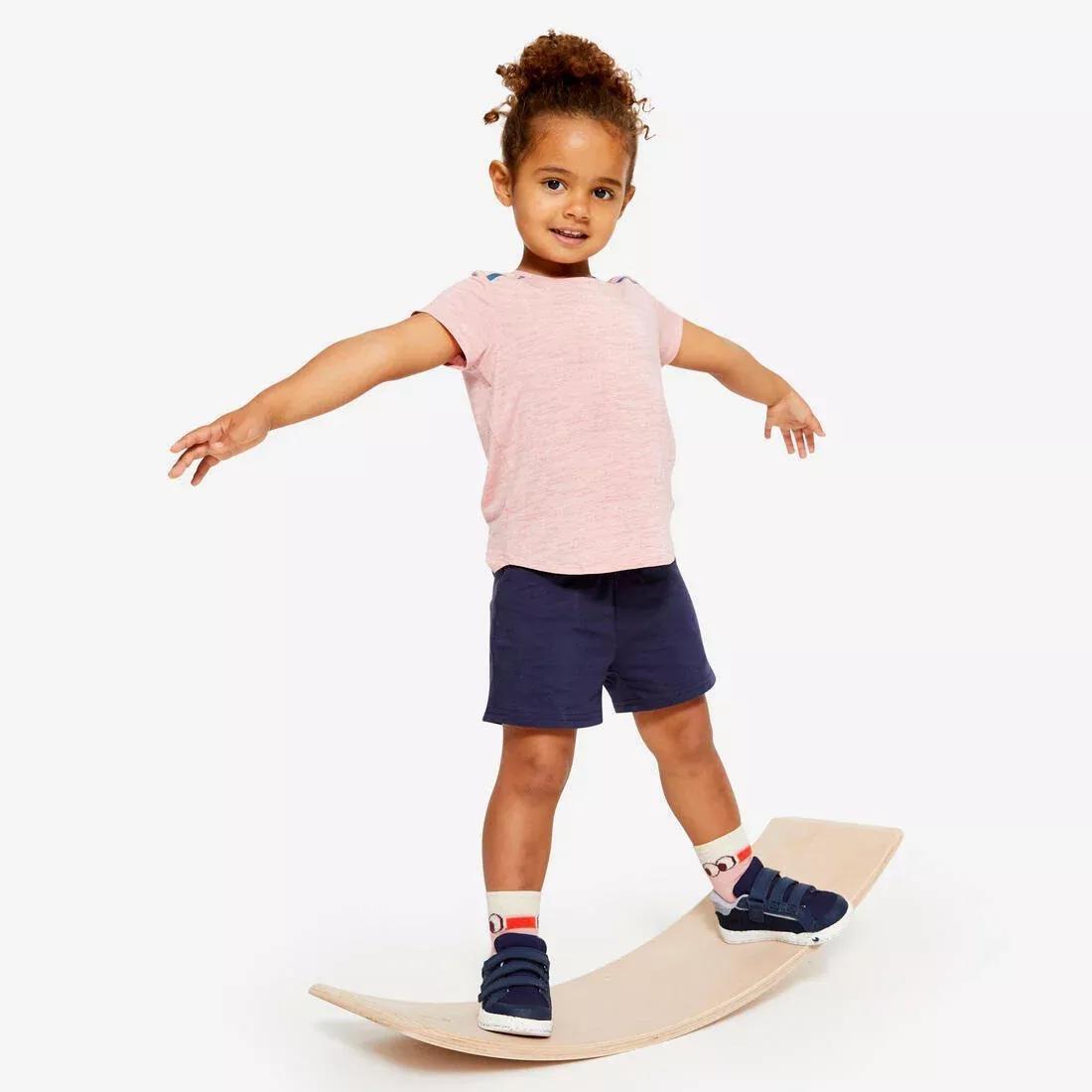 TEAL BLUE Kids' Baby Gym Lightweight Breathable T-Shirt, No Color, large image number 13