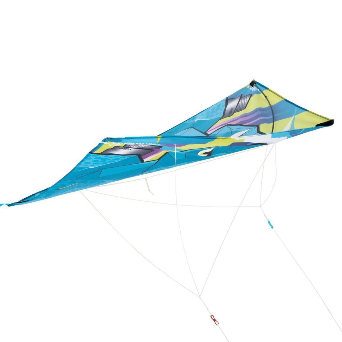 Modular 2-In-1 Kite (Stunt - Static) - Izypilot 140 Cat, Blue, No Color, large image number 4