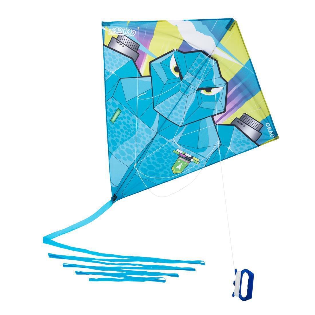 LIGHT SKY BLUE MODULAR 2-IN-1 KITE (STUNT<->STATIC) - IZYPILOT 140, No Color, medium