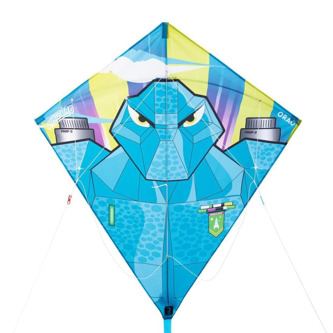 LIGHT SKY BLUE MODULAR 2-IN-1 KITE (STUNT<->STATIC) - IZYPILOT 140, No Color, medium