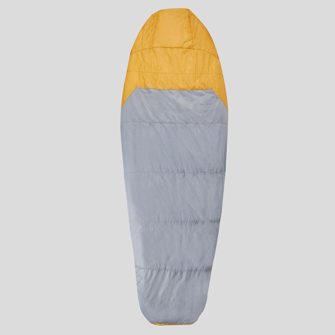 Hiking Sleeping Bag - Trek 500, Yellow, No Color, large image number 5