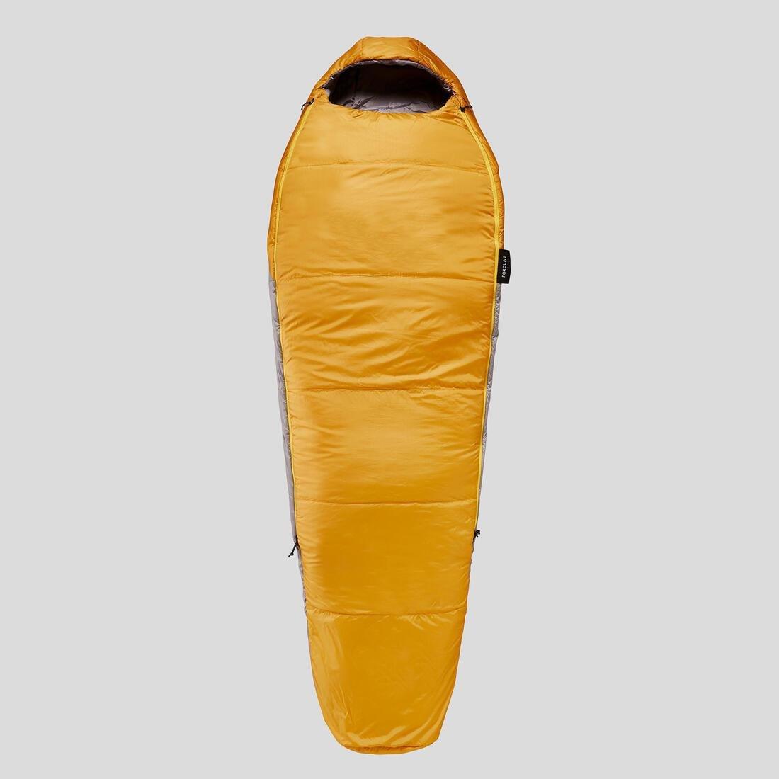 Hiking Sleeping Bag - Trek 500, Yellow, No Color, large image number 6