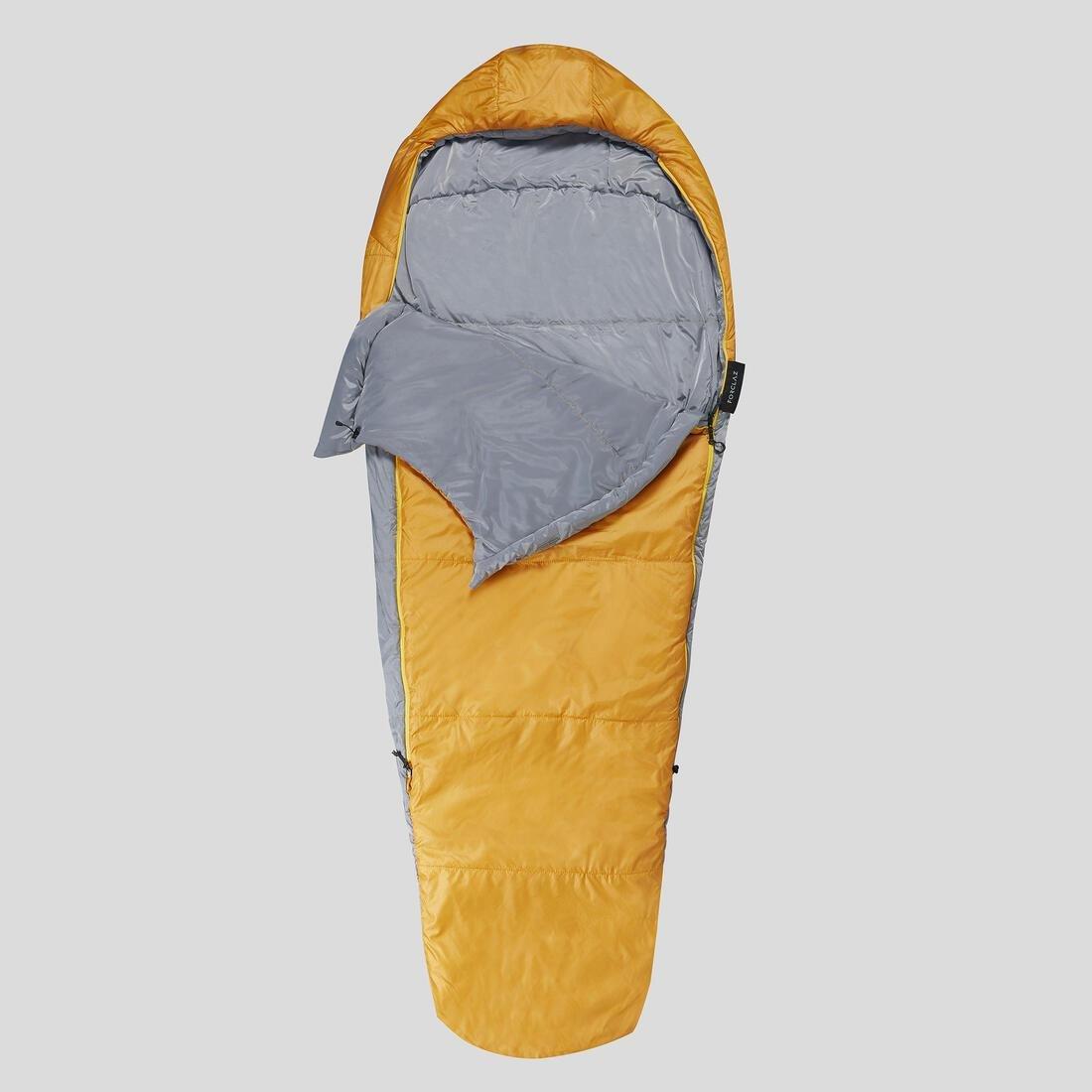Hiking Sleeping Bag - Trek 500, Yellow, No Color, large image number 7