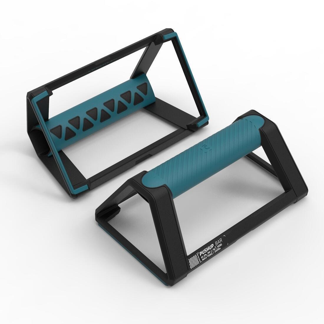 Push-Up Bar Grips, Blue, No Color, large image number 2