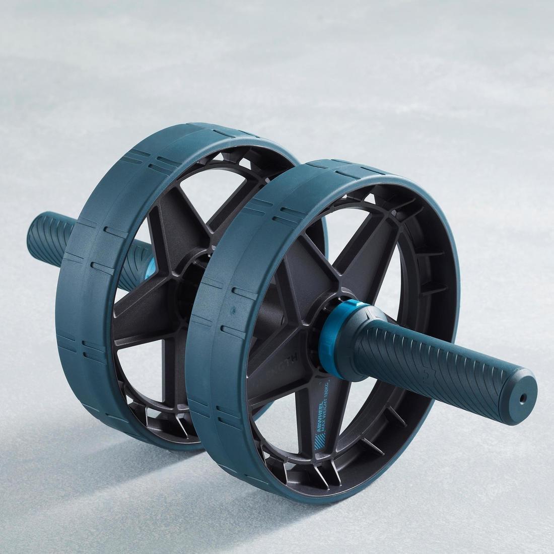 Evolving AB Wheel with Elastic Band Support, Blue, No Color, large image number 4