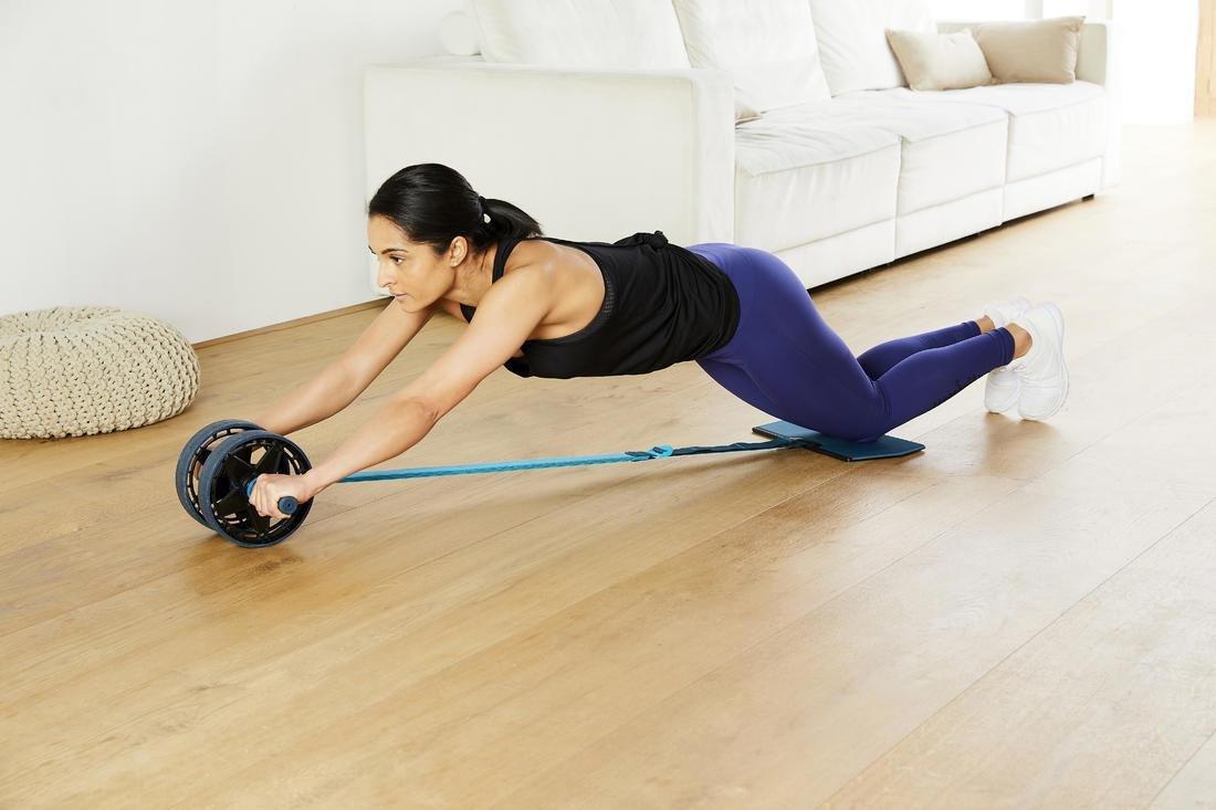 Evolving AB Wheel with Elastic Band Support, Blue, No Color, large image number 7