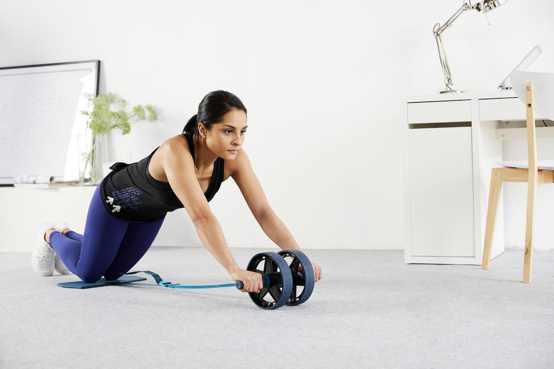 Evolving AB Wheel with Elastic Band Support, Blue, No Color, large image number 11