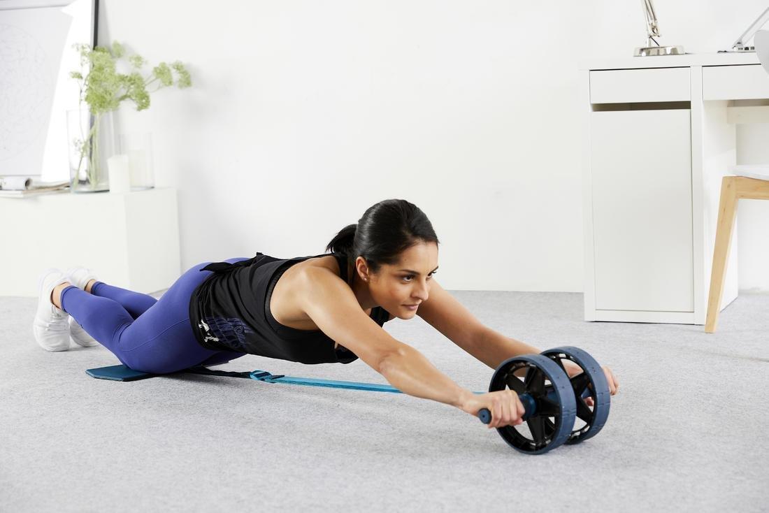 Evolving AB Wheel with Elastic Band Support, Blue, No Color, large image number 13