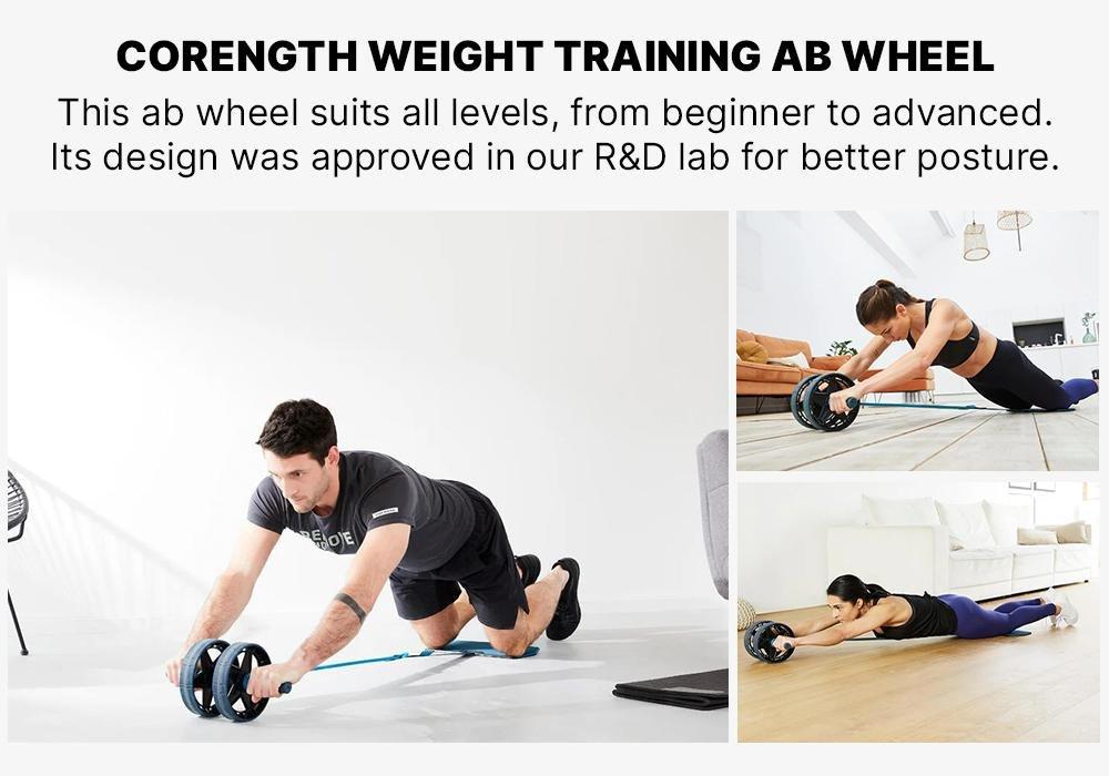 Evolving AB Wheel with Elastic Band Support, Blue, No Color, medium