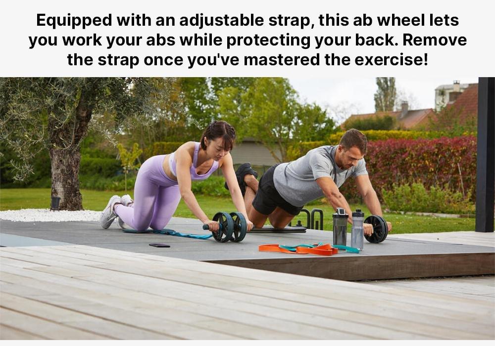 Evolving AB Wheel with Elastic Band Support, Blue, No Color, medium