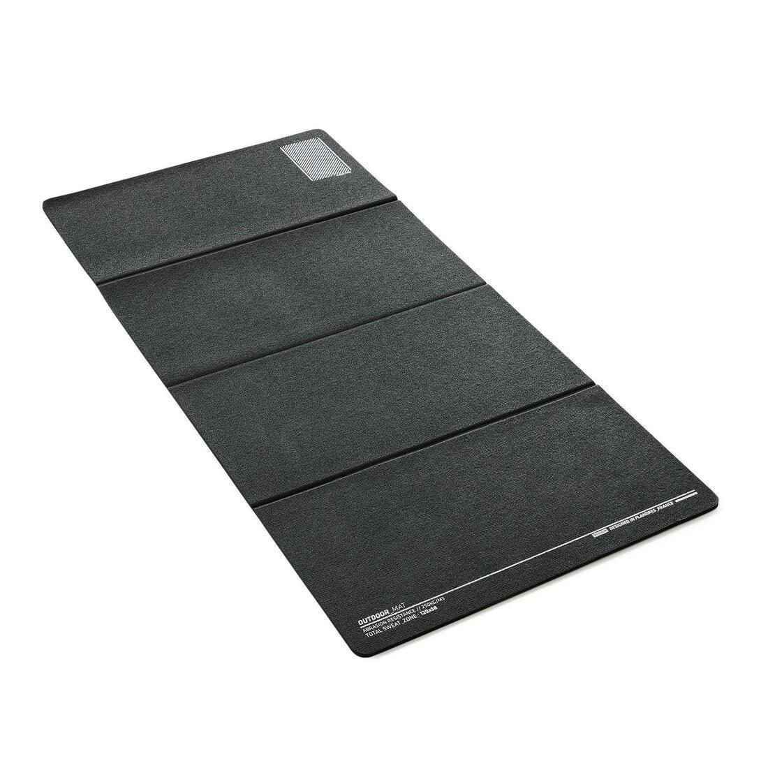 Folding Indoor and Outdoor Fitness Mat, No Color, large image number 1