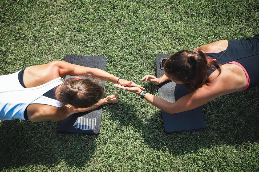 Folding Indoor and Outdoor Fitness Mat, No Color, large image number 8