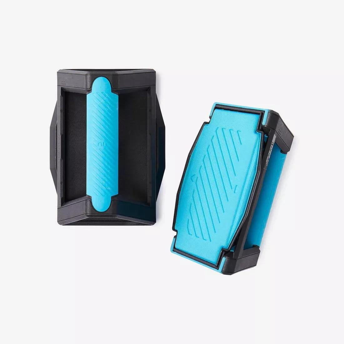 Strength Training 4-In-1 Push-Up Grips, Dark Petrol Blue, No Color, medium