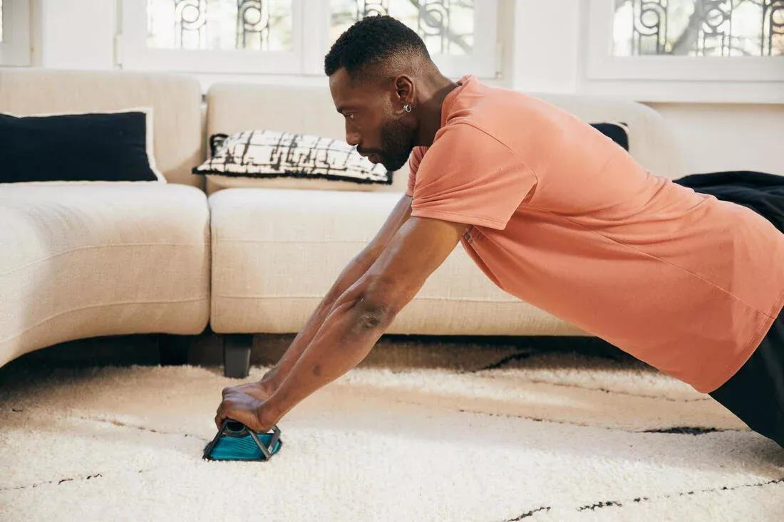 Strength Training 4-In-1 Push-Up Grips, Dark Petrol Blue, No Color, large image number 14