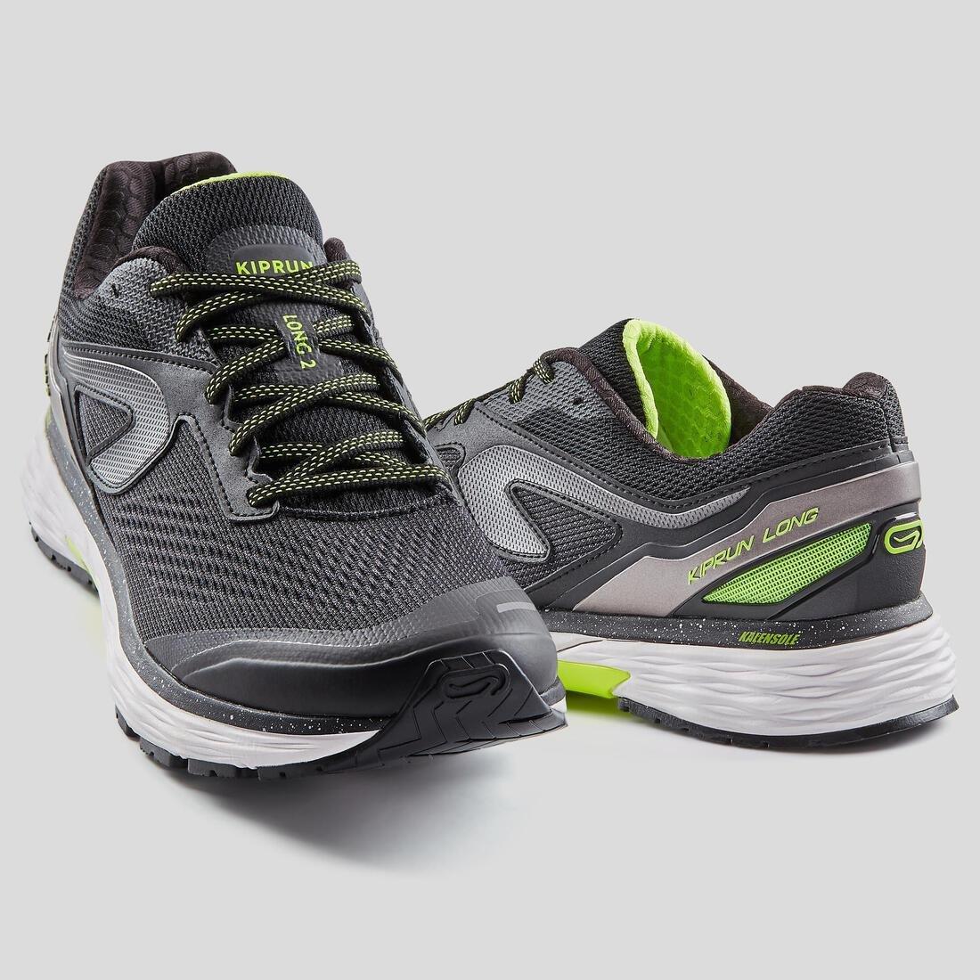 Kiprun Long 2 Men's Running Shoes, Black, No Color, large image number 1