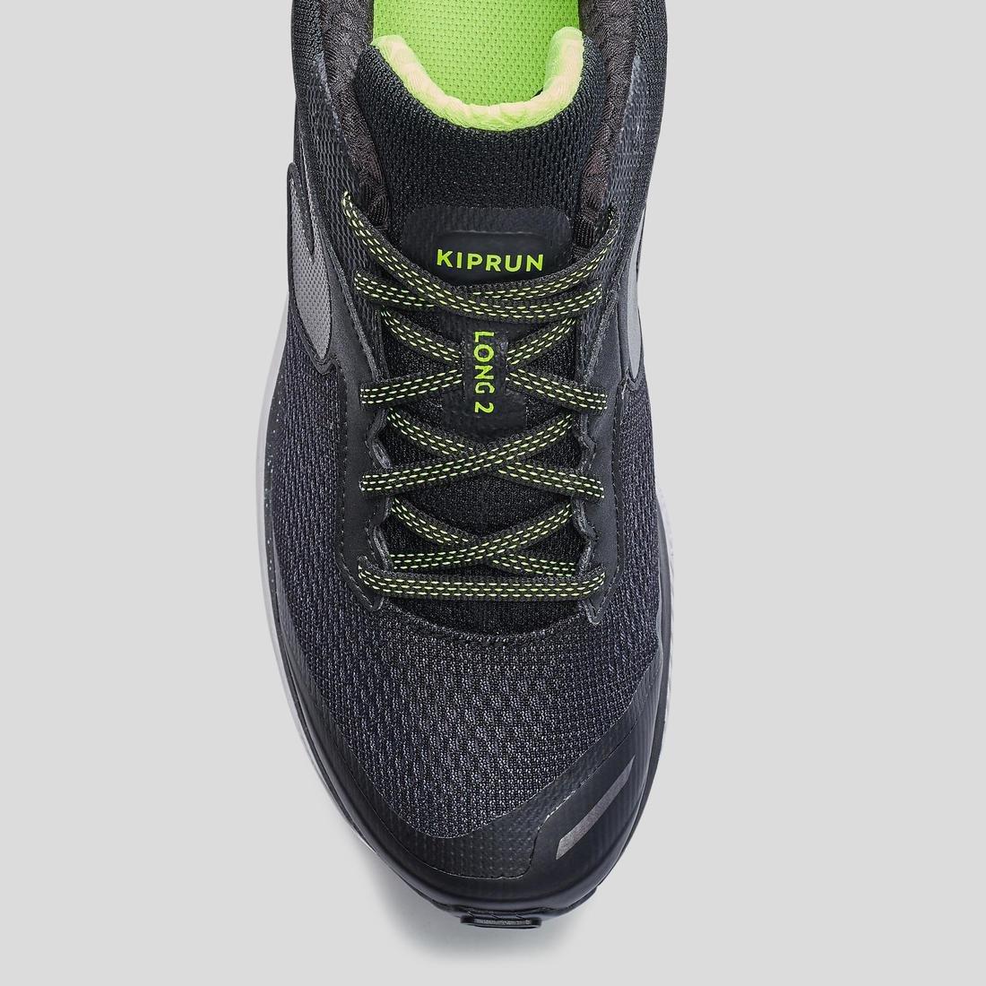 Kiprun Long 2 Men's Running Shoes, Black, No Color, large image number 3