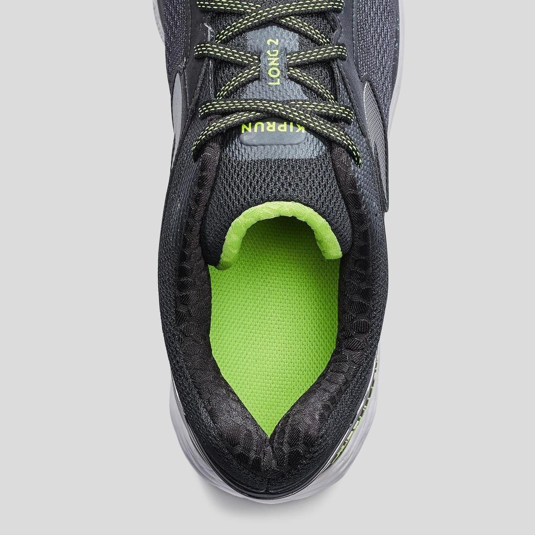 Kiprun Long 2 Men's Running Shoes, Black, No Color, large image number 7