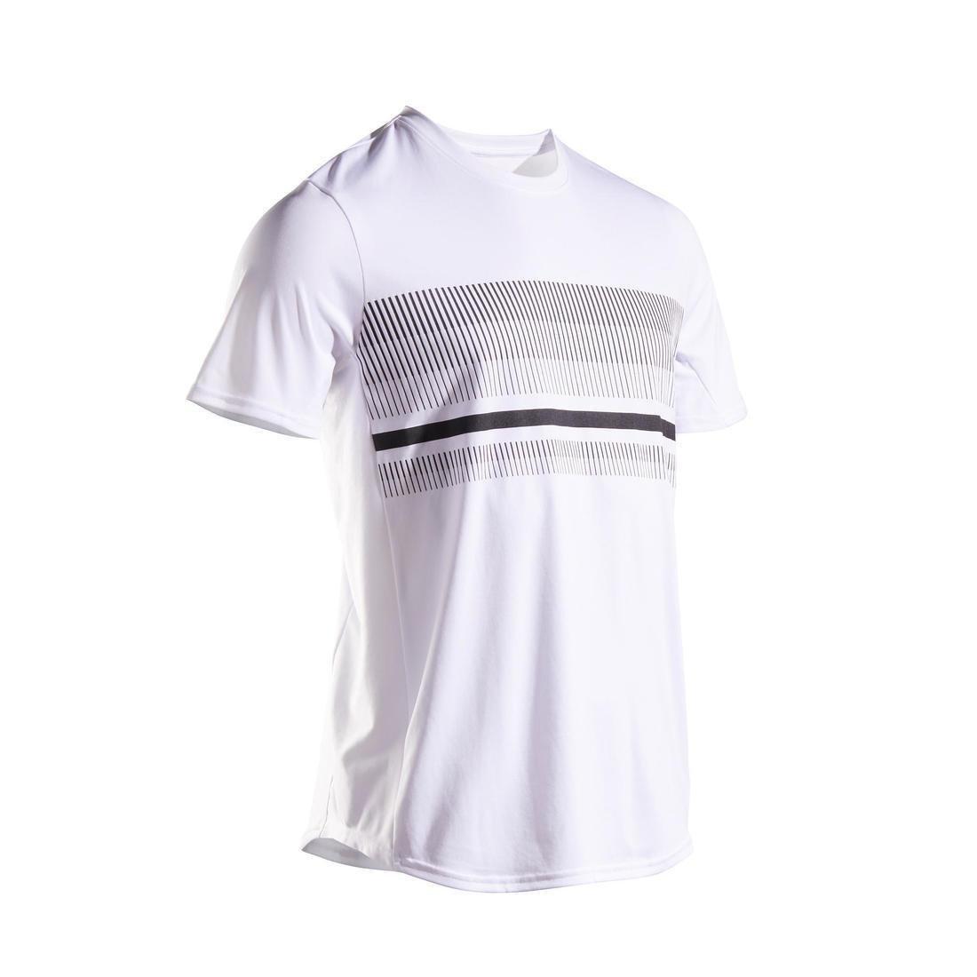 Men Tennis T-Shirt - Tts100, White, No Color, large image number 0