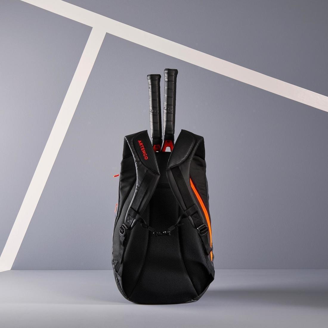 Tennis Backpack 500 BP - Black/Grey, No Color, large image number 5