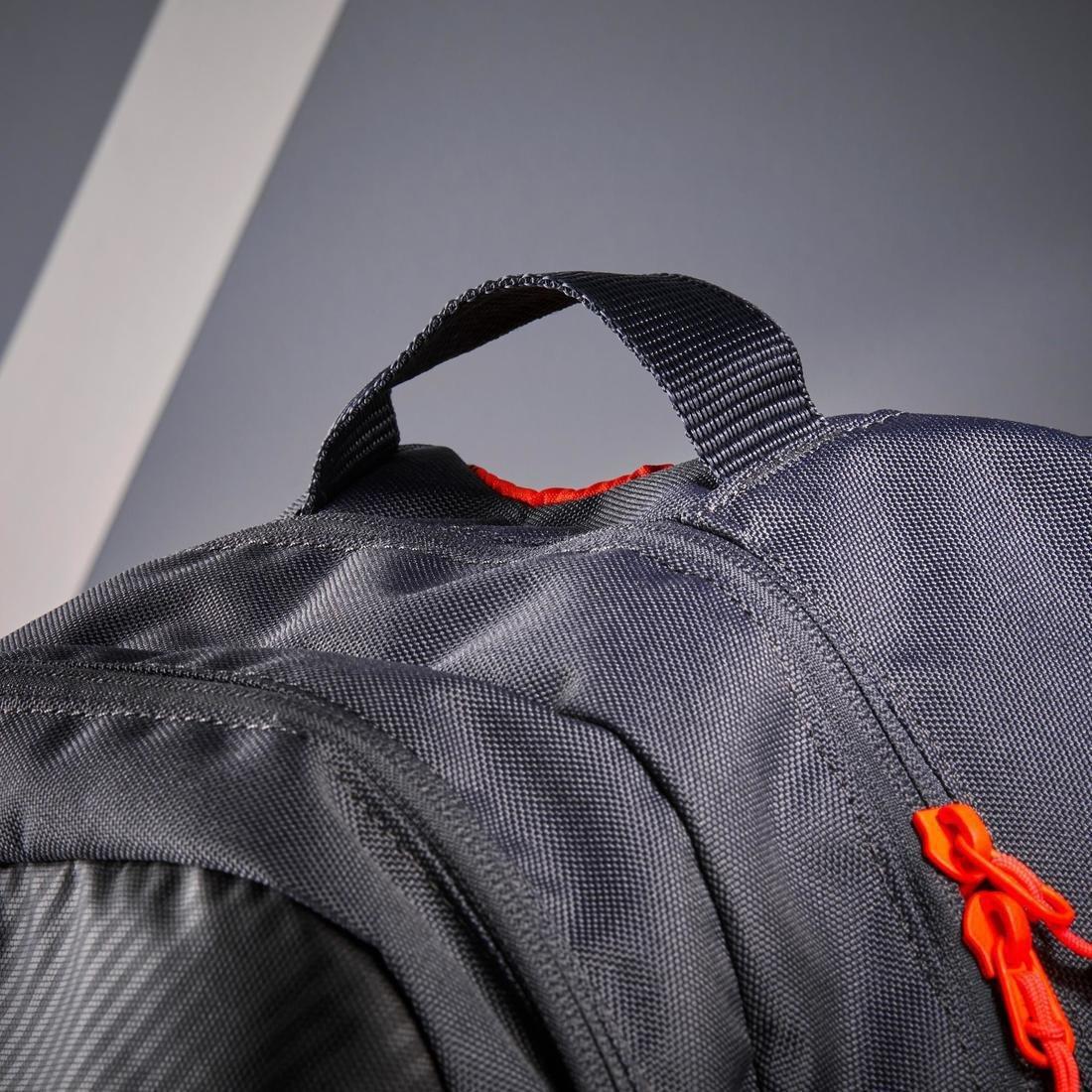 Tennis Backpack 500 BP - Black/Grey, No Color, large image number 7