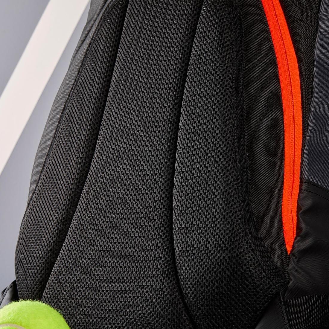 Tennis Backpack 500 BP - Black/Grey, No Color, large image number 9