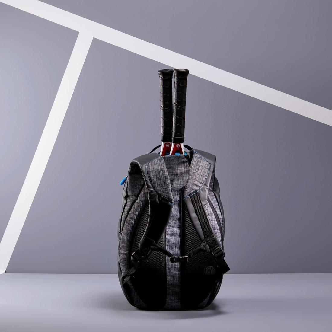 Tennis Backpack 500 BP - Black/Grey, No Color, large image number 14
