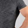 DOMYOS - Weight Training Compression T-Shirt, Grey