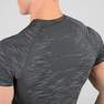 DOMYOS - Weight Training Compression T-Shirt, Grey