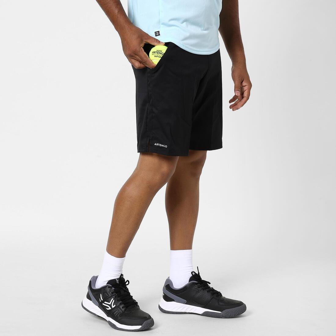CARBON GREY Men's Tennis Shorts Essential+, , large image number 7