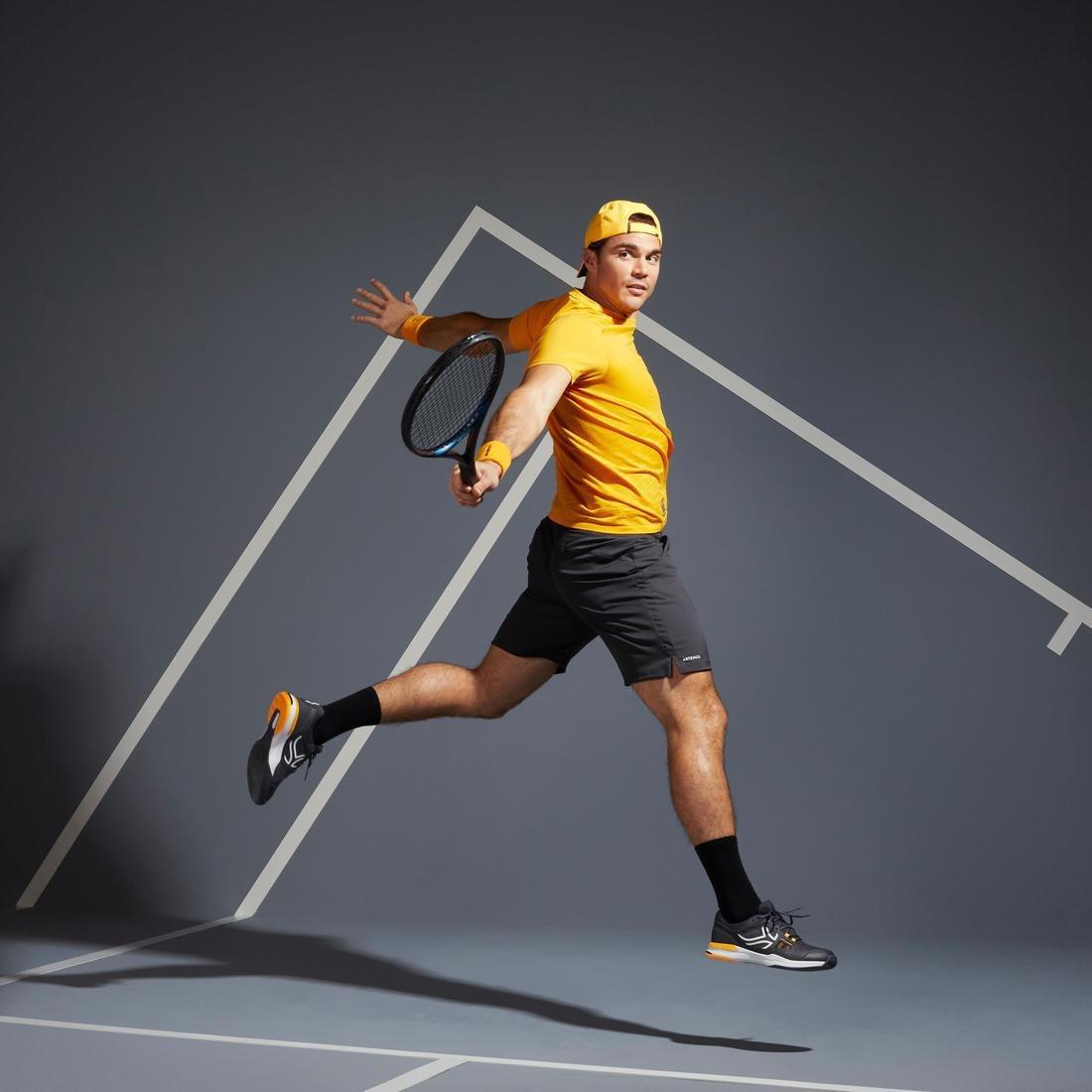 CARBON GREY Men's Tennis Shorts Essential+, , large image number 8