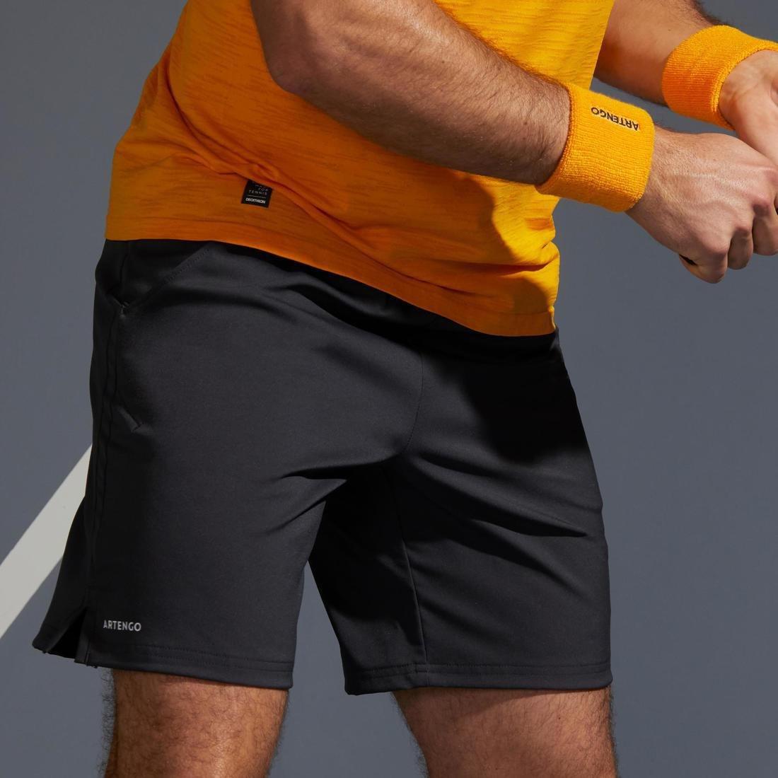 CARBON GREY Men's Tennis Shorts Essential+, , large image number 11